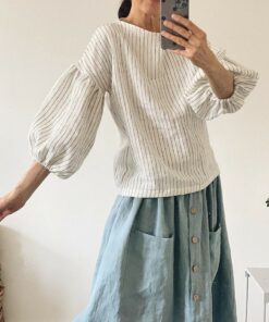 Breezy Linen Top BELLA Elevate Your Summer Wardrobe with Comfort and Style