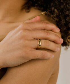 Celestial Star Dome Ring A Shimmering Symbol of Cosmic Elegance