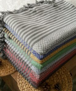 Cozy Haven Oversized Organic Boho Throw Blanket for Serene Nights