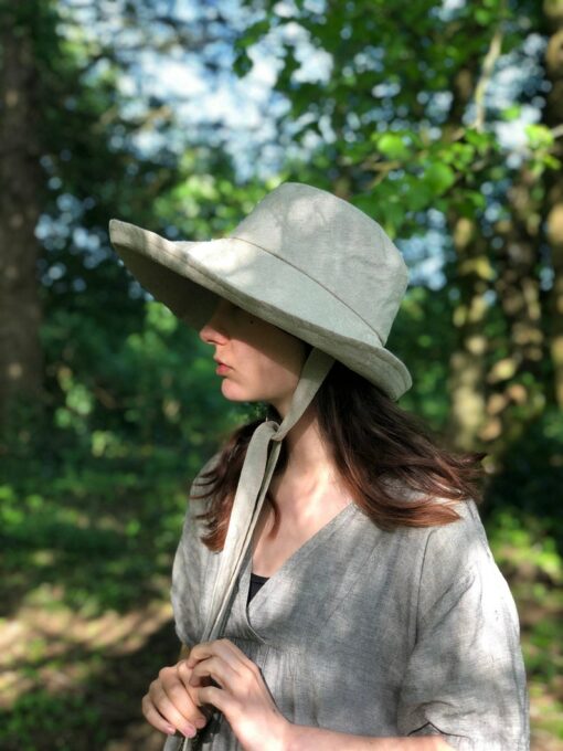 Anna Natural Linen Sunhat Your Perfect Summer Companion for Sun Protection and Style