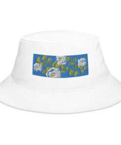 Floral Embroidered Bucket Hat Nature-Inspired Style for All