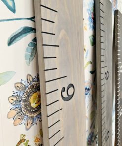 Engraved Growth Chart Timeless Gray Edition - Minimalist Ruler, Heirloom Keepsake for Kids