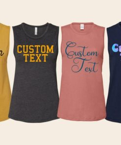Personalized Muscle Tank Elevate Your Workouts with Custom Style