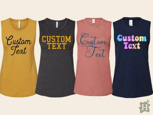 Personalized Muscle Tank Elevate Your Workouts with Custom Style