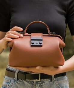 Vintage Brown Leather Doctor's Bag Handmade, Durable, and Stylish