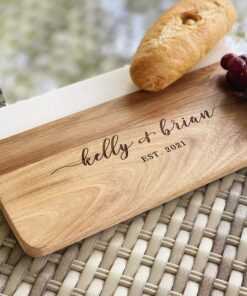 Personalized Marble Wood Cutting Board The Perfect Gift for Any Occasion