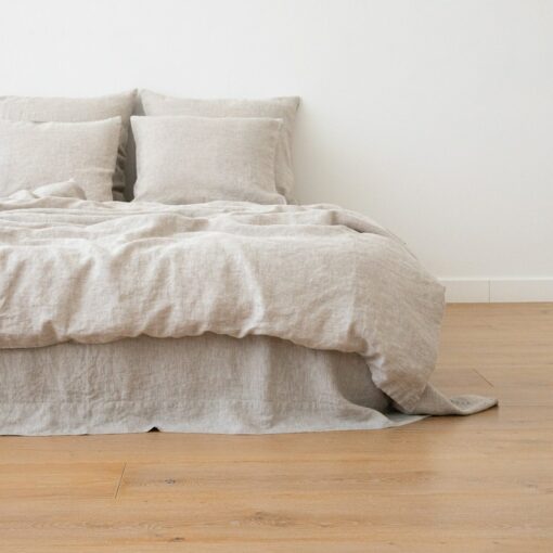 Luxurious Washed Linen Duvet Cover Pure European Linen, Button Closure, Multiple Sizes and Colors