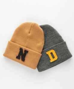 Personalized Initial Beanie Embroidered Monogram for Babies, Toddlers, and Kids