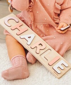 Personalized Wooden Name Puzzle A Cherished Gift for Little Explorers