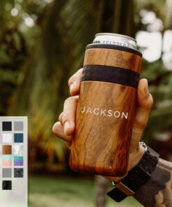 Personalized Can Cooler The Perfect Bridal Gift | Engraved 12oz Elemental Slim Can Cooler | Insulated Beverage Holder, Seltzer Can Cooler