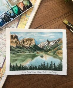 Hand-Painted Watercolor Landscapes Bring the Tranquility of Nature into Your Home