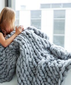 Cozy Chunky Knit Blanket The Ultimate Comfort and Style for Your Home