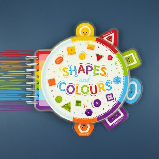 Interactive Velcro Shape and Color Matching Activity Enhance Learning and Quiet Play