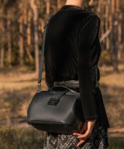 Timeless Elegance The Modern Lady's Leather Doctor Bag for Travel and Style