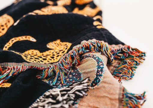 Unleash the Untamed Elegance Luxurious Leopard Throw for a Wildly Chic Home