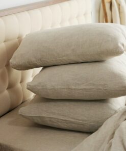Luxurious Linen Pillowcases Natural Comfort for a Restful Night's Sleep