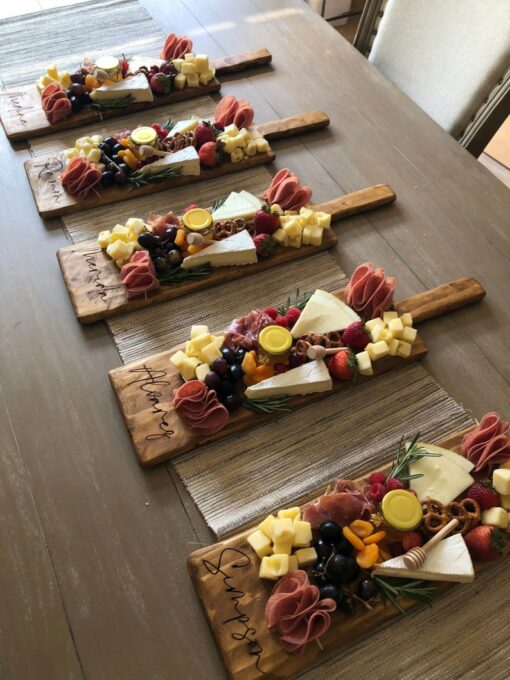 Personalized Charcuterie Board Rustic Elegance for Memorable Gatherings