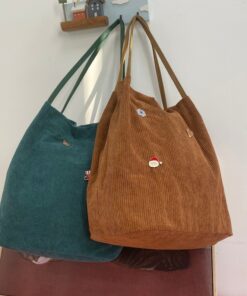 Corduroy Bucket Bag The Perfect Handbag for Everyday Style