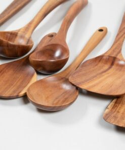 Premium 7-Piece Teak Cooking Set Elevate Your Culinary Experience