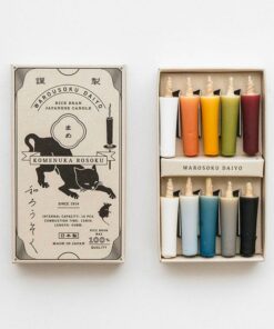 Illuminate Your Home with Serenity 10 Handcrafted Japanese Rice Wax Candles