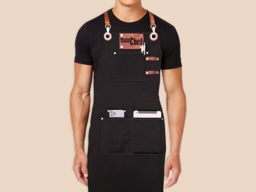 Personalized Embroidered Apron Elevate Your Kitchen Style with Custom Logo and Name Tags
