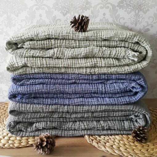 Organic Cotton Muslin Bedcover Soft, Breathable, and OEKO-TEX Certified