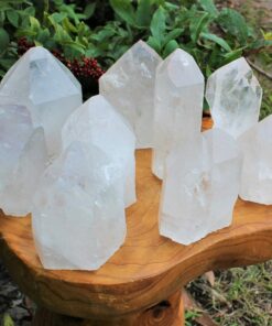 Captivating Clear Quartz Crystal Point A Majestic Beacon of Clarity and Energy