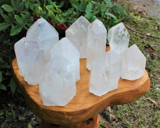Captivating Clear Quartz Crystal Point A Majestic Beacon of Clarity and Energy