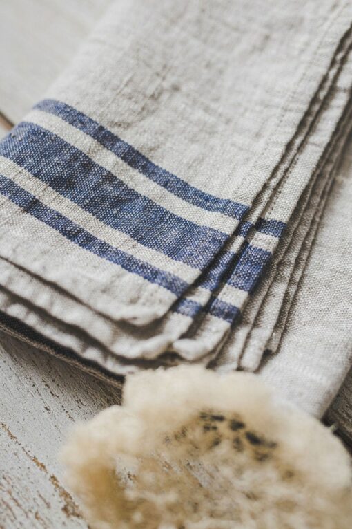 Premium French Linen Kitchen Towels Rustic Elegance for Your Home