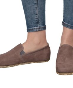 Handmade Nubuck Leather Yemeni Shoes Slip-On Comfort in Vibrant Hues