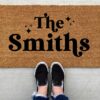 Personalized Retro Doormat Step Back in Time with a Nostalgic Welcome