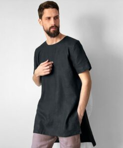 Stylish and Comfortable Maxi Men's Linen Tunic for a Perfect Gift
