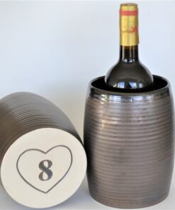 Personalized Bronze Pottery Wine Chiller A Timeless Anniversary Gift
