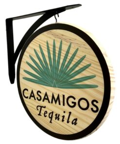 Casamigos Tequila Double Sided Sign Elevate Your Home Bar with Authentic Mexican Style
