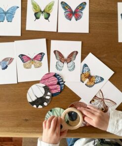 Butterfly Matching Cards Montessori-Inspired Nature Study for Toddlers
