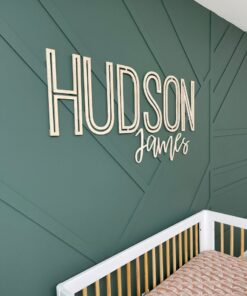 Personalized Wooden Name Sign A Timeless Treasure for Your Nursery
