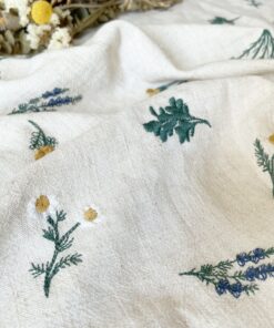 Embroidered Elegance Custom Cotton-Linen Tablecloths for Every Occasion