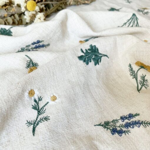 Embroidered Elegance Custom Cotton-Linen Tablecloths for Every Occasion