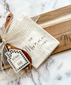 Personalized Housewarming Gift Basket Celebrate New Beginnings with a Custom Engraved Cheese Board