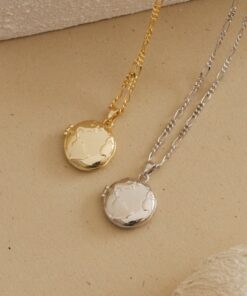 Earth Charm Locket Necklace Capture Your World in a Timeless Keepsake