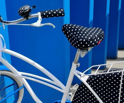Polka Dot Waterproof Bicycle Set Ride in Style and Stay Dry
