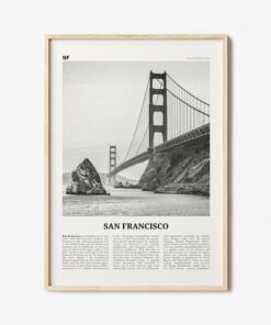 San Francisco A Timeless Black and White Masterpiece - Capturing the Golden Gate's Enduring Charm