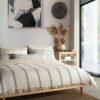 Indulge in Cozy Comfort Wrap Yourself in the Soft Embrace of Our Cotton Cream Turkish Throw Blanket