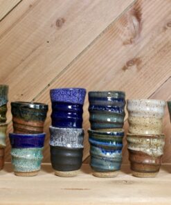 Speckled Ceramic Shot Glass Handcrafted Elegance for Your Spirited Moments