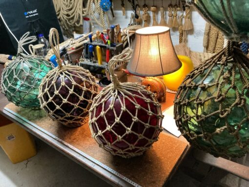 Revive Your Glass Floats Expert Re-netting Services for Local and International Customers