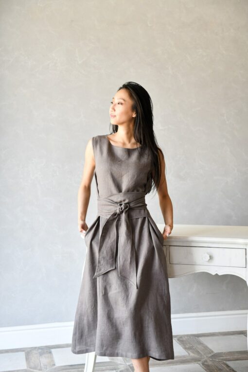Versatile Linen Dress Transform Your Style with DAPHNE's Multiway Design