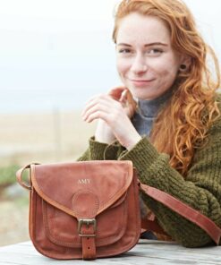 Personalized Saddlebag Elevate Your Style with a Monogrammed Leather Masterpiece