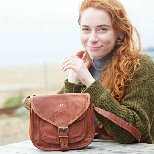 Personalized Saddlebag Elevate Your Style with a Monogrammed Leather Masterpiece