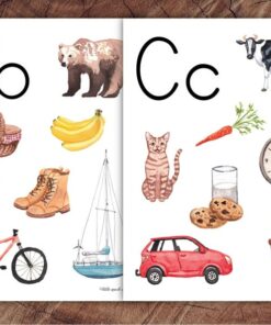 Preschool Alphabet Letter Sounds Poster Set Interactive Learning for Little Explorers