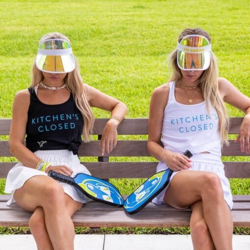 Pickleball Powerhouse Kitchen's Closed Women's Tank Top for Unstoppable Play